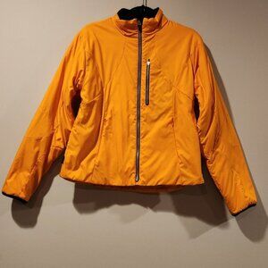 OBERMEYER orange insulated fall into winter jacket